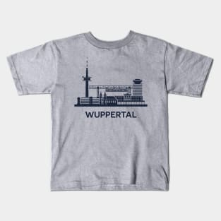 Wuppertal Skyline Emblem Kids T-Shirt